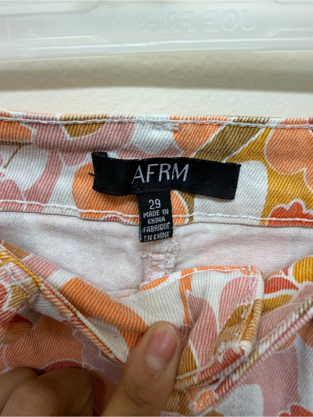 AFRM Floral Retro High-Rise Flare Pants - Picture 4 of 6